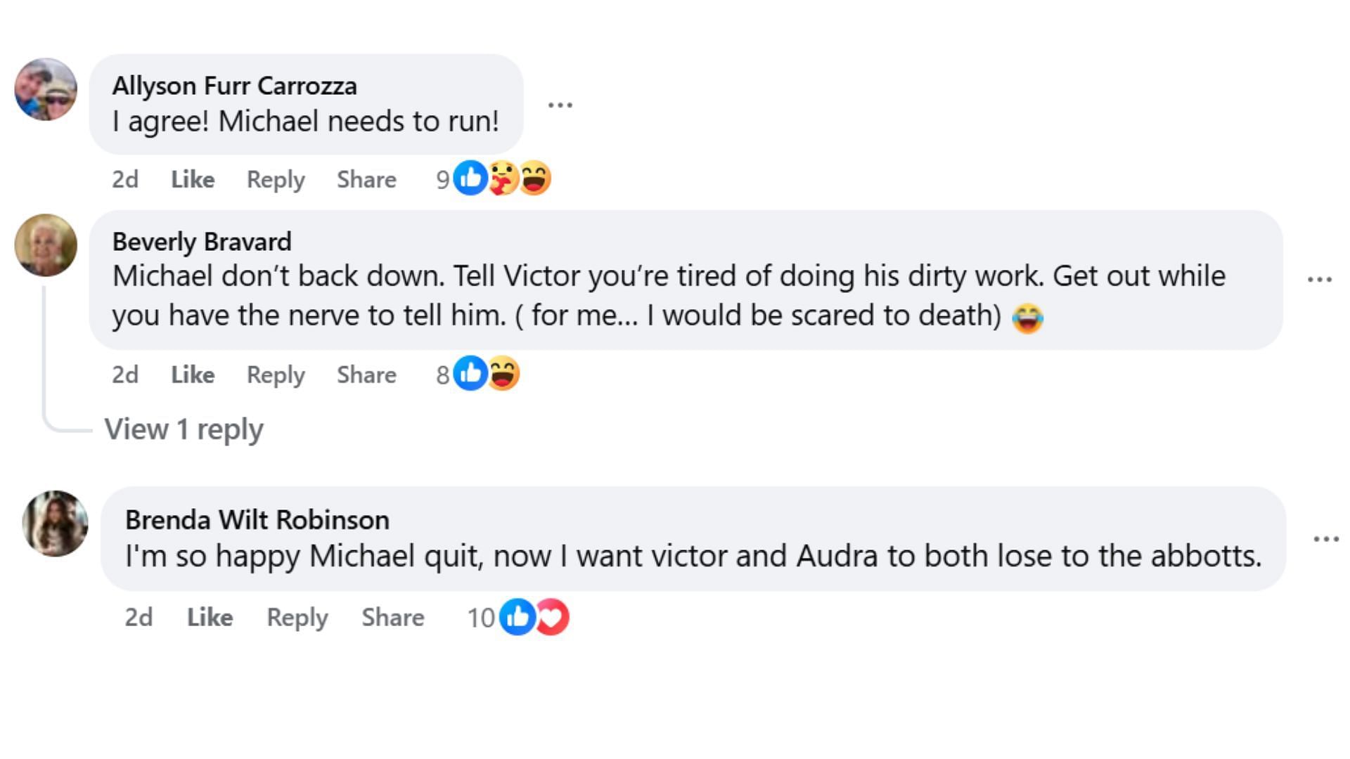 Comments by fans on the post (Image via Facebook/@Pearl St Joanna)